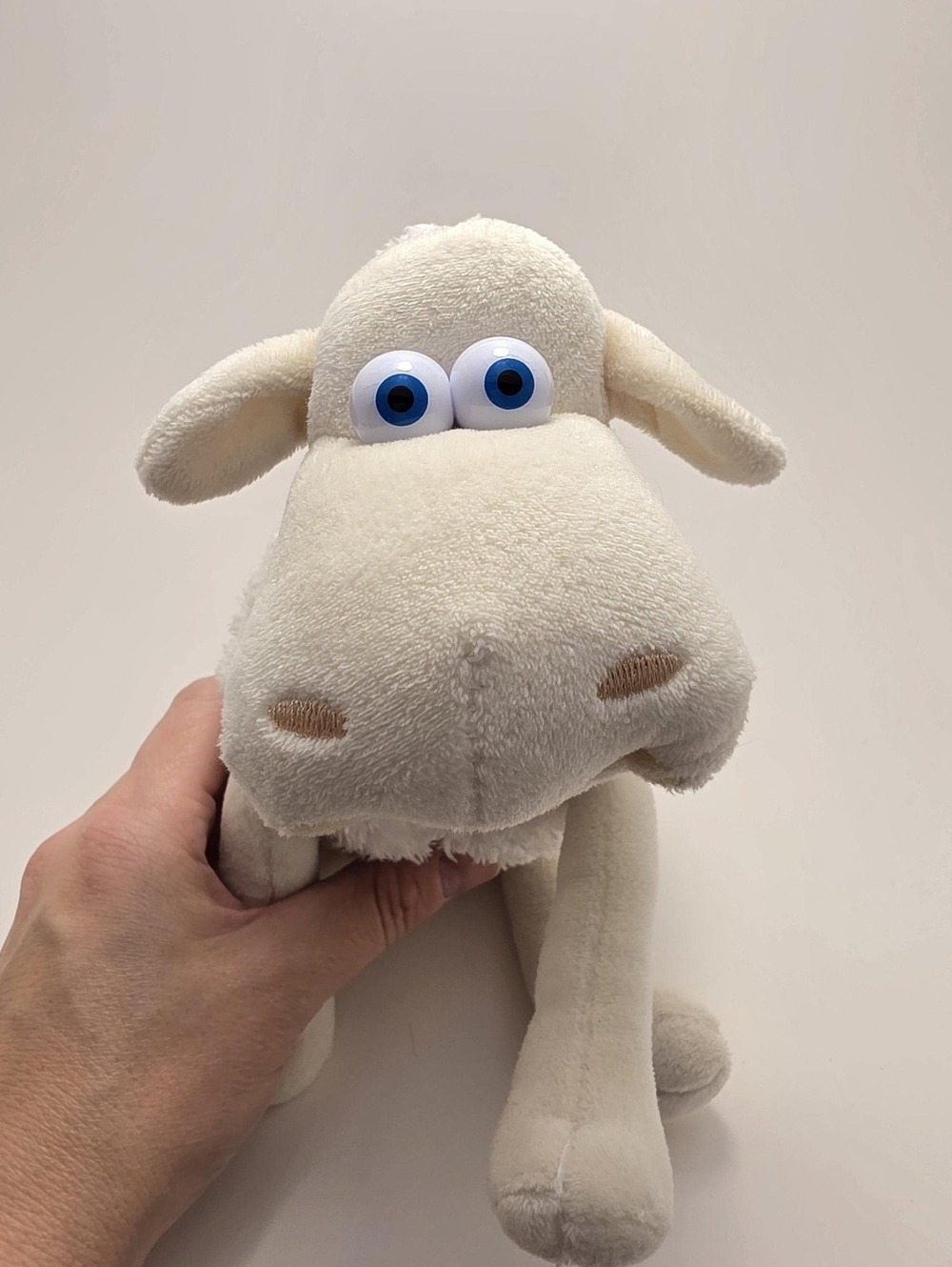 Vintage Stuffed Animal House Serta Sheep Plush Stuffed Animal Number 5 (10 inch)